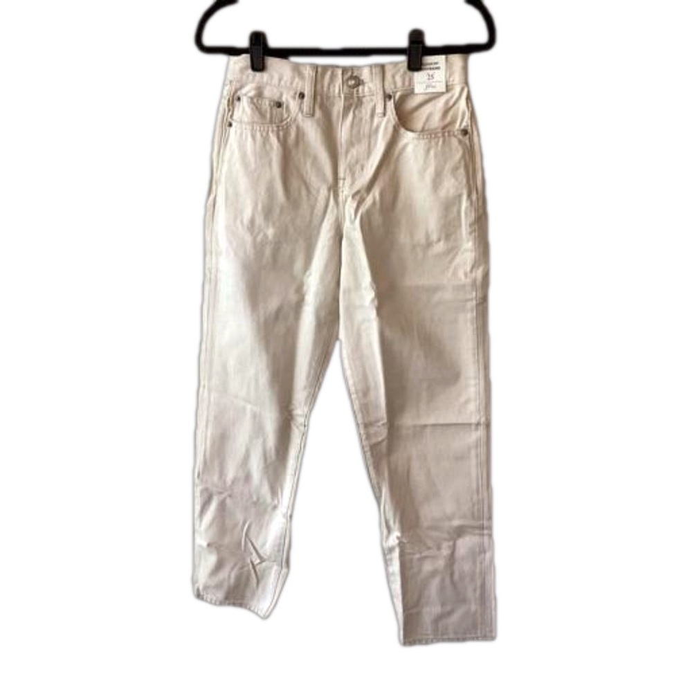 NEW J. Crew Slouchy Boyfriend Jeans in Ecru 25 - Picture 2 of 14